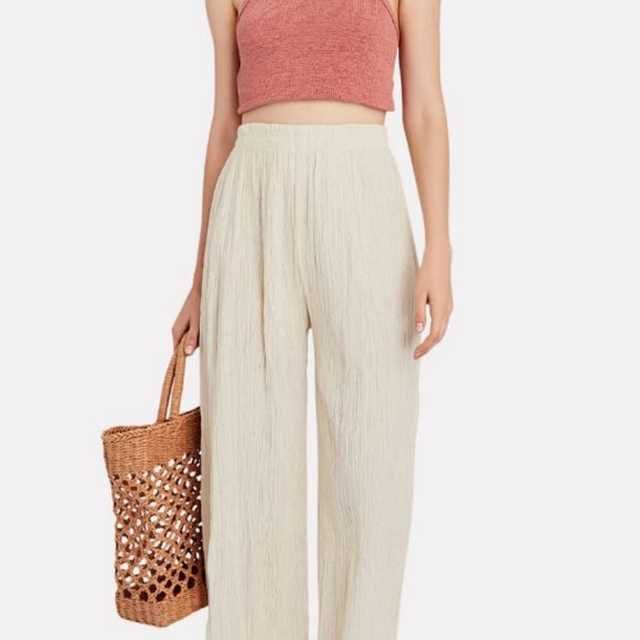 SAVANNAH MORROW Flow Organic Cotton Wide-Leg Pants - Picture 6 of 8